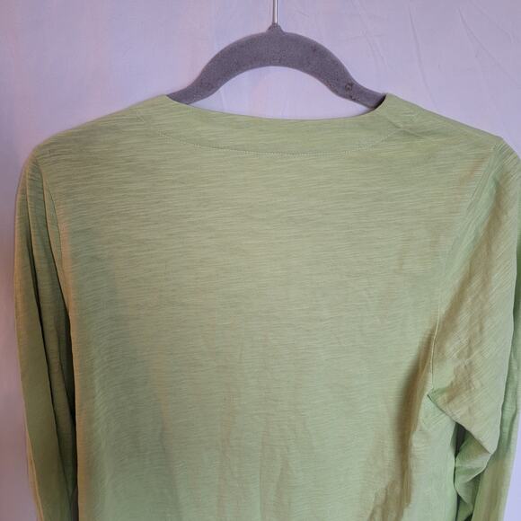 Soft Surroundings Light Green Unique Button Boho Cardigan Sweater Size Small - Picture 9 of 11